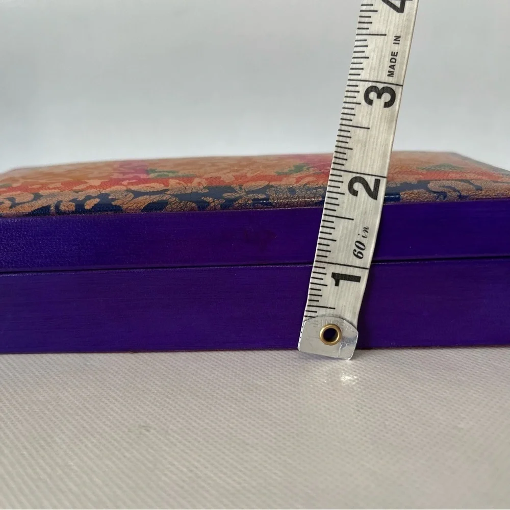 Vintage purple orange